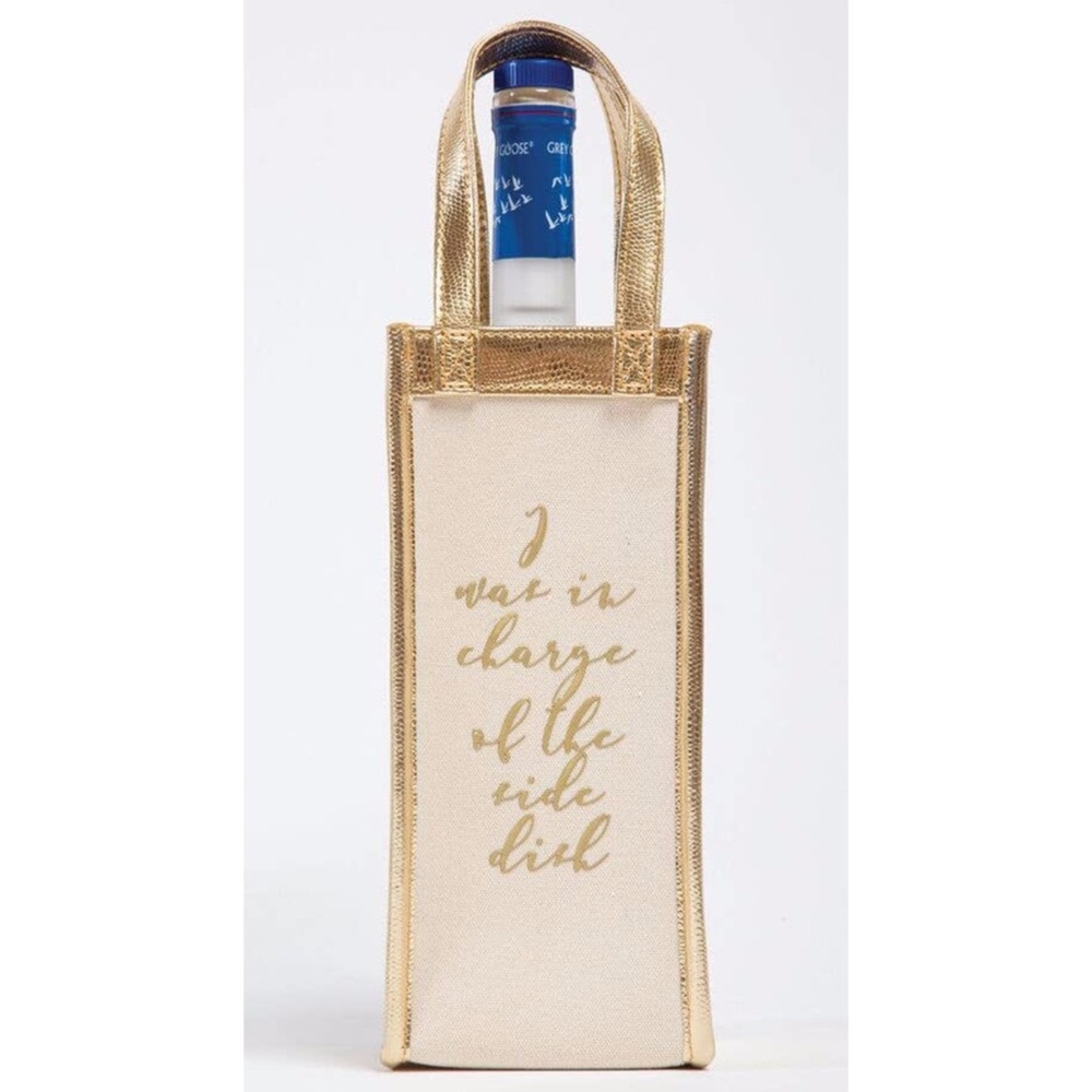 Canvas Wine Beverage Tote Bag